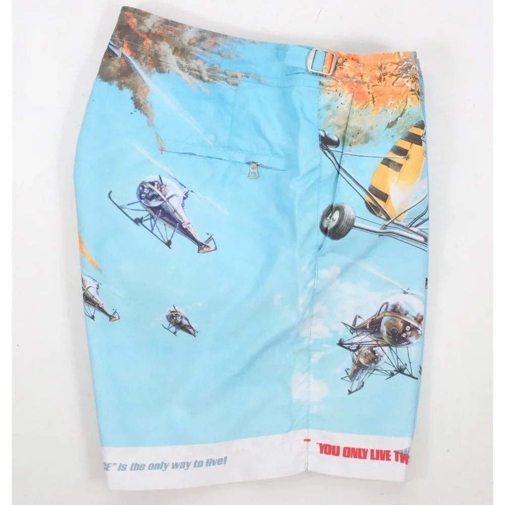 New Orlebar Brown Bulldog 007 James Bond sz 32 swim trunks shorts - Picture 4 of 8